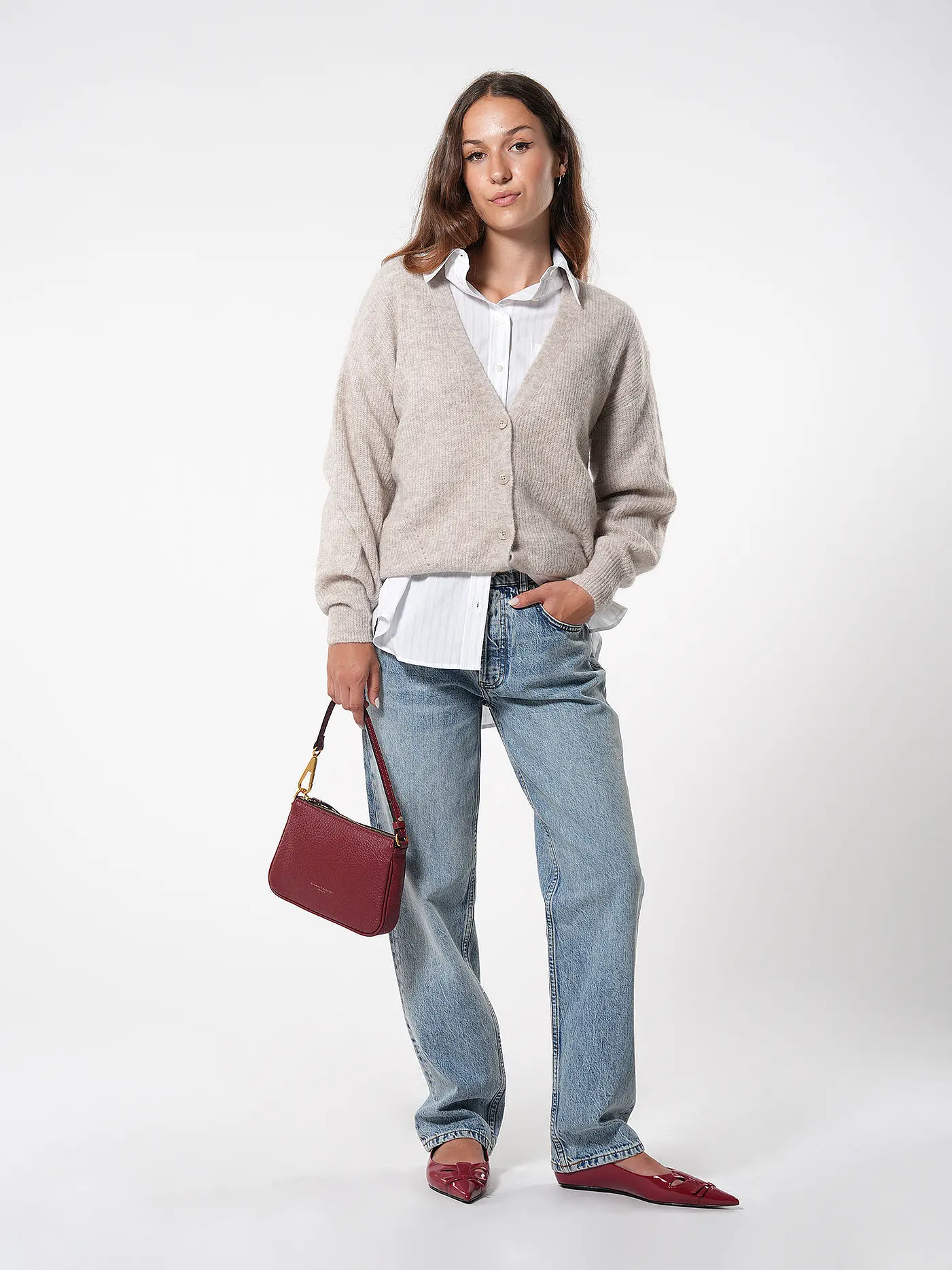 MOS MOSH | Cardigan MMTHORAV | beige